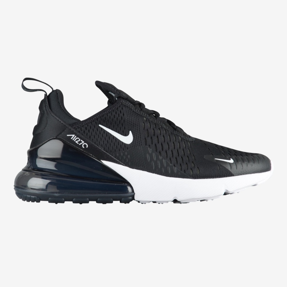Nike Black and White Athletic Shoes with Air Max Cushioning